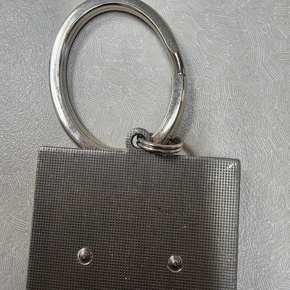 Vtg John F. Kennedy Center For The Performjng Arts Keychain JFK Key Ring Square